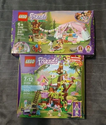 LEGO Friends (Juego de 2) Santuario de Árbol de la Selva y Glamping Naturaleza Foto 1 de 4
