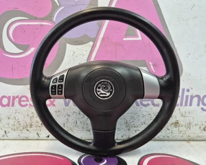 08 VAUXHALL AGILA B 1.2 PETROL COMPLETE STEERING WHEEL 07-15 - Picture 1 of 10