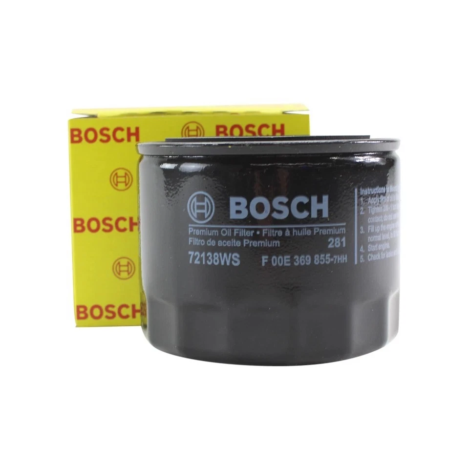 Filtro de aceite de motor Bosch 72138WS para Porsche 912 914 Volvo 122 164 VW 412 Vanagon Foto 1 de 4