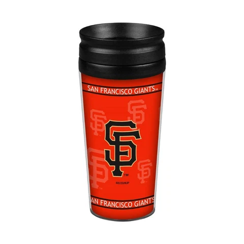 San Francisco Giants 14oz Full Wrap Travel Mug [NEW] Tumbler Coffee Cup Ounce Cover