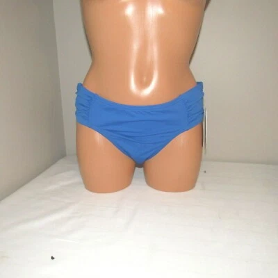 Tommy Bahama Pearl Side Shirred Hi Waist Hipster Swim Bottom Cobalt Sea S NWT - Image 1 of 4