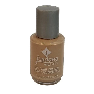 Jordana Oil-Free Creamy Liquid Foundation New 1 fl oz 06 Toast Made In USA