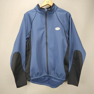 Chaqueta de ciclismo Pearl Izumi manga larga azul/negro cremallera completa para hombre X grande XL Foto 1 de 4