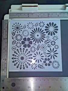 Flower Floral Stencil Scrapbooking Card Making Airbrush Painting Home Decor Art