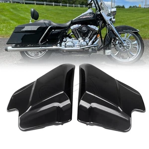 Unpainted Black Side Covers For Harley 97-07 Road King Street Glide FLHR FLHT - Bild 1 von 12