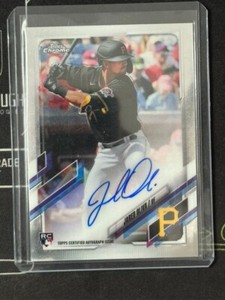 2021 TOPPS CHROME JARED OLIVA RC AUTO AUTOGRAPH PITTSBURGH PIRATES