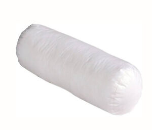 Round Shape White Bolster Pillow Cushion Long Body Support Orthopaedic Pregnancy