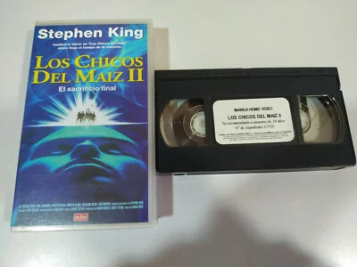 Los Boys Corn II Sacrifice Final Stephen King Kiersch VHS Tape Spanish - Image 1 of 4