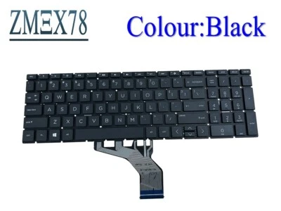 Teclado para portátil HP 15-da0002dx 15-da0012dx 15-da0014dx 15-da0024cl negro Foto 1 de 4