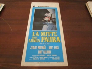 LOCANDINA ORIGINALE LA NOTTE DELLA LUNGA PAURA JANET LEIGH 1973 - Picture 1 of 2