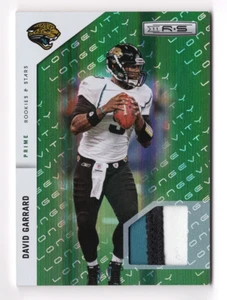 David Garrard 2011 Panini Rookies & Stars Fútbol VERDE LONGEVIDAD (Jers de 3 Colores - Imagen 1 de 2