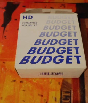 9 x Leerdisketten 3,5 Zoll Budget HD in BOX IBM PC - Bild 1 von 2