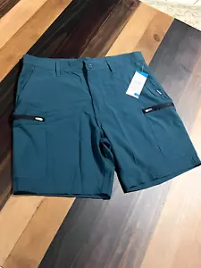 Pantaloncini sportivi Tony Hawk - Nuovi con etichette vestibilità sciolta, pantaloncini da uomo stretch, taglia 36 W - Foto 1 di 15