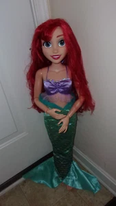 DISNEY My Little Mermaid ARIEL, LARGE DOLL, 32", aRTICULATED PRINCESS. 20'S - Picture 1 of 7