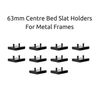 63mm Bed Slat Holders / Centre Caps Compatible with Metal Tubular Bed Bases - Image 1 of 4