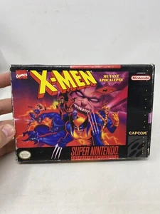 CIB X-Men Mutant Apocalypse 1994 Super Nintendo SNES - Tested - W/ Reg Card - Picture 1 of 24