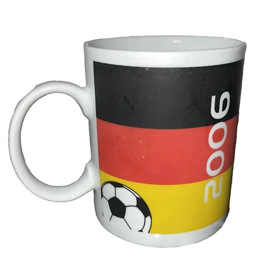 Taza FIFA 2006 Fútbol 18º Mundial Campeón Conmemorativo Bandera Alemania Foto 1 de 4