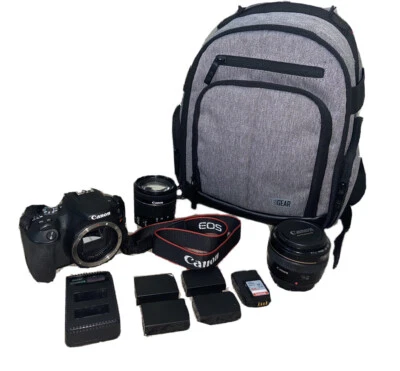 Cámara digital Canon EOS Rebel SL2 24,2 mega píxeles SLR - negra Foto 1 de 4