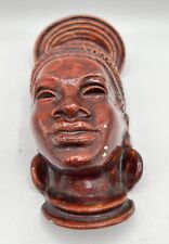 1950's Gmundner Keramik of Austria African Woman Wall Mask