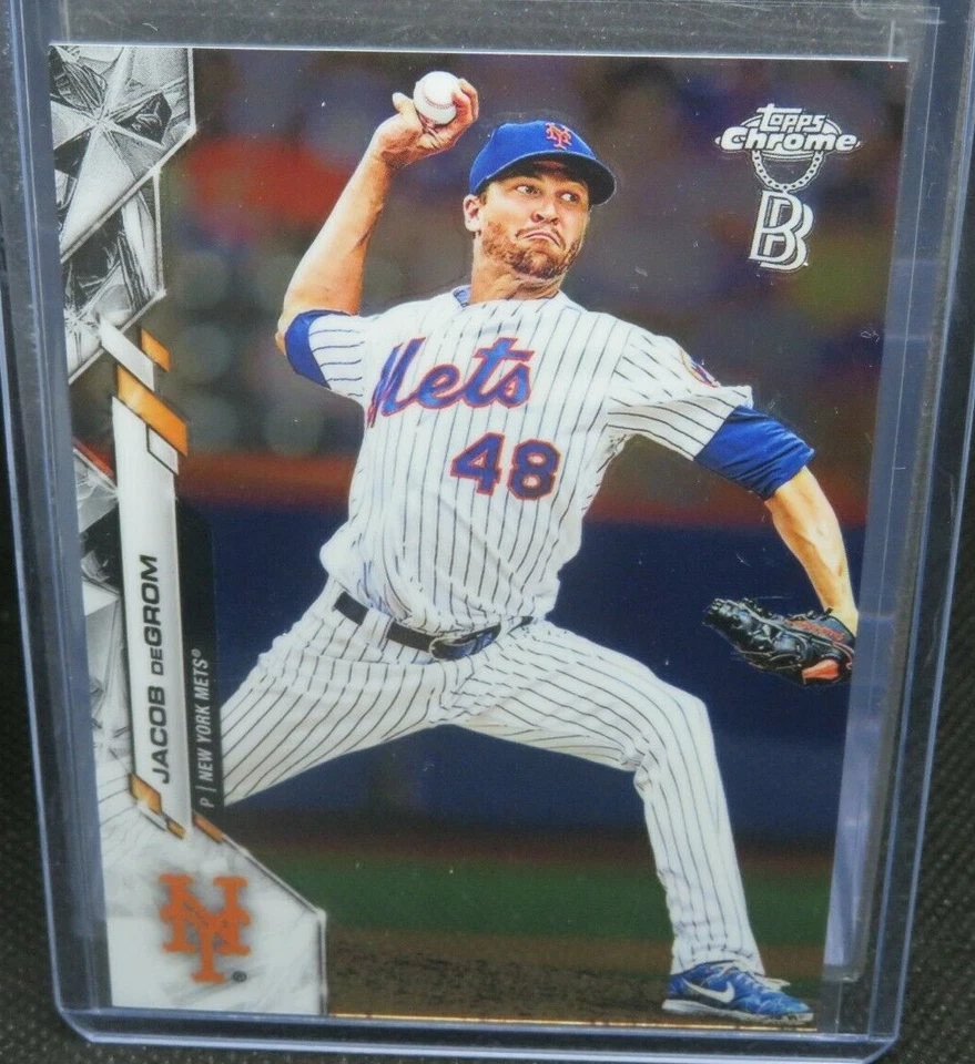 #29 2020 Ben Baller Topps Chrome JACOB DEGROM 81 - Image 1 of 1