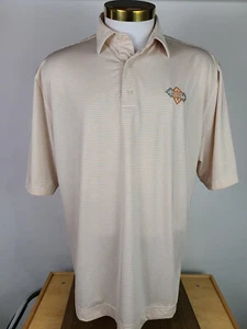 Camisa de golf Footjoy para hombre grande naranja blanca con logotipo SS The Pointe Carolina del Norte - Imagen 1 de 12