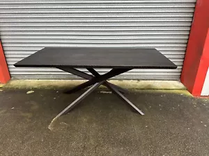 Made.com Abbon Extending Dining Table In Black - Picture 1 of 16