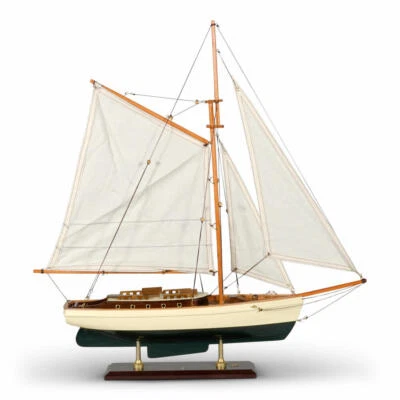 Authentic Models Schiffsmodell 1930 Classic Yacht Small, Holz, Baumwolle, AS134 - Bild 1 von 4