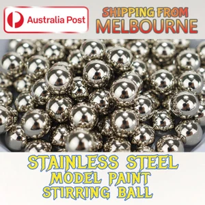 ☆AU STOCK☆Model Paint mixing stainless steel Balls for Vallejo AK Citadel - Picture 1 of 1
