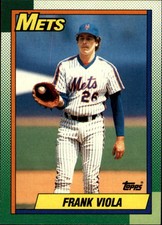 1990 Topps New York Mets Baseball Card #470 Frank Viola