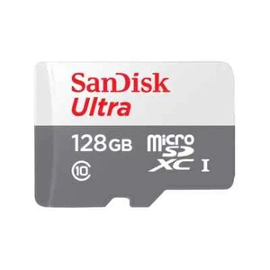 128GB SanDisk Ultra microSD memory card 100MB/s (White/Grey) W/Adapter SDHC SDXC - Photo 1 sur 3