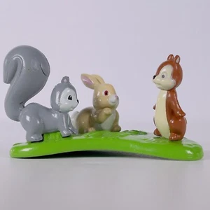 Disney Bambi rabbit squirrel chipmunk Forest toy figure - Picture 1 of 8