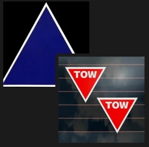 CAMS APPROVED TOW STICKER X2 BATTERY STICKER X1 RACING DECAL PACK TRACK DRIFT - Picture 1 of 1