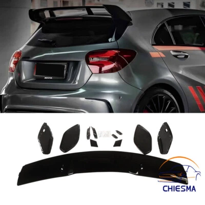 Rear Trunk Spoiler Roof Wing For Mercedes Benz A Class W176 AMG A45 2013-2018 Foto 1 de 3