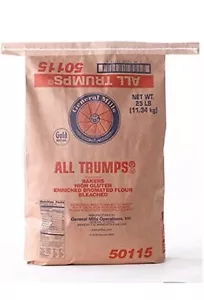 Gold Medal All Trumps Flour Bleached Bromated Malted Enriched 25 lb. - Picture 1 of 2