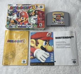 Mario Party 3 (Nintendo 64 N64, 2001) Complete- CIB - Tested - Great !