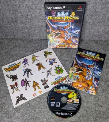 Digimon World Data Squad (PS2, 2007) CIB – Tested, Complete, Stickers Unused - Image 1 of 4