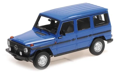 1:18 MINICHAMPS Mercedes Benz G-Model Long (W460) Dark Blue 1980 155038100 Model - Image 1 of 2