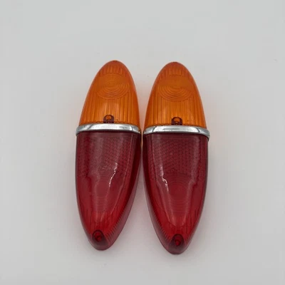 FIAT 1100 103 H / D COPPIA DI PLASTICHE FANALI POSTERIORI NUOVE GIUNTINI - Immagine 1 di 4