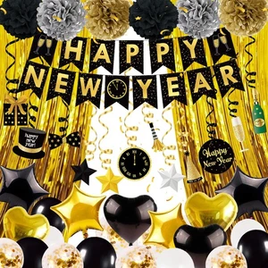 78PCS Happy New Years Decorations 2026, New Years Eve Party Supplies 2026 - B... - Picture 1 of 6