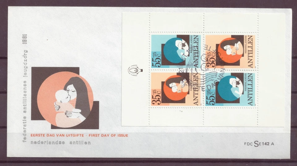 Netherlands Antilles, First Day Cover, Child Welfare, 1981 - Image 1 of 1