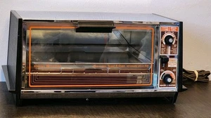 Vintage MCM GE General Electric Toast 'N Broil Toast-R-Oven w/Tray Chrome WORKS - Picture 1 of 19