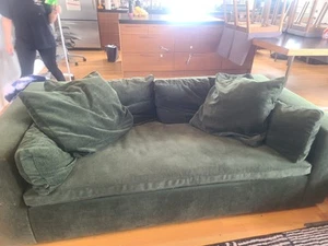 West Elm Sofa and Ottoman - Picture 1 of 2
