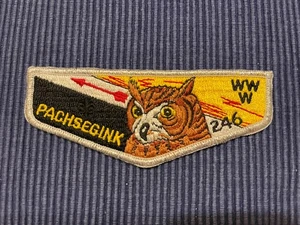 OA Pachsegink Lodge 246 S0.5 First Flap FF, Charter Member issue, real - Picture 1 of 2