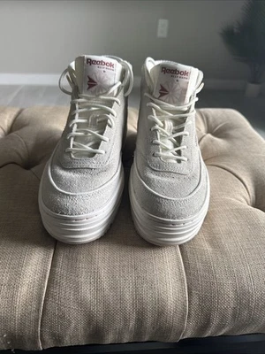 Reebok Keep Warm High Platform Sneakers – Women’s Size 6.5 Suede Winter Shoes - Image 1 of 4