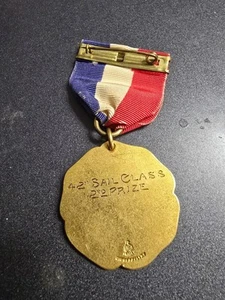Vintage Chicago Daily News Regatta Heavy Metal 1960 Segel Segelboot Medaille! - Bild 1 von 4