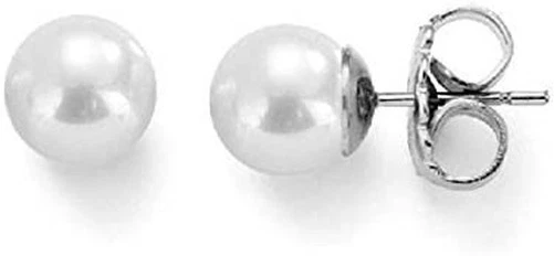 Pendenti MAJORICA Perla Bianca 8 MM Argento Donna 00324.01.2.000 - Immagine 1 di 4