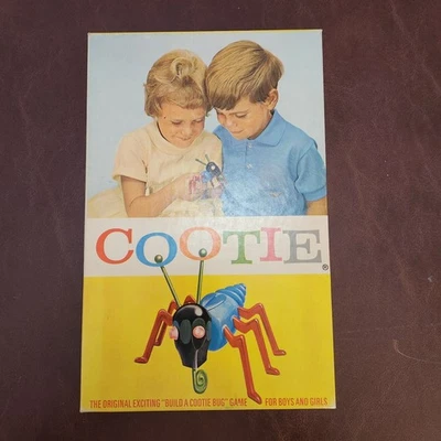 Vintage "BUILD A COOTIE BUG" COOTIE GAME by Schaper No. 200  1966 - Image 1 of 4