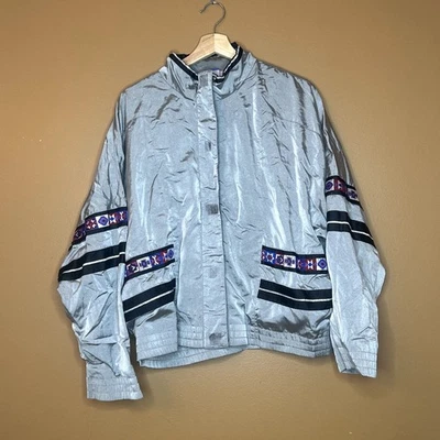 Винтажная акриловая куртка 90-х в ацтекском стиле большого размера - Изображение 1 из 4