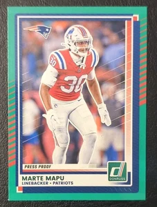 2025 Donruss Football Marte Mapu Green Press Proof Parallel #103 - Bild 1 von 2