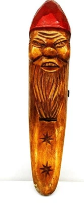 Cascanueces de madera tallada a mano vintage anciano con barba Selva Negra Foto 1 de 4